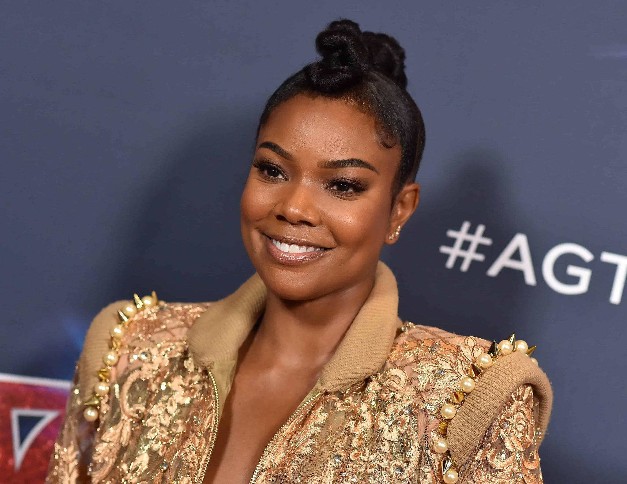 Gabrielle Union Takes A Sexy Spin On A Blazer & Goes Braless