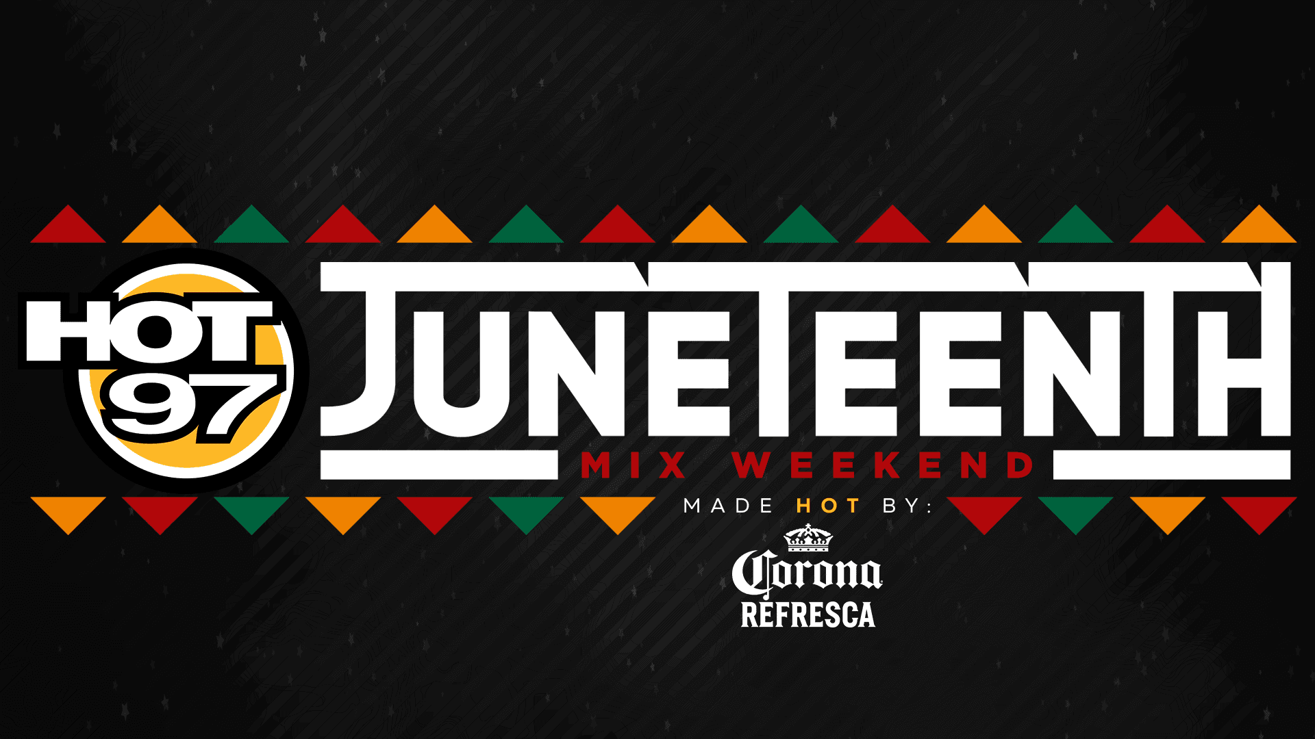 It's Juneteenth Mix Weekend - See The Lineup!