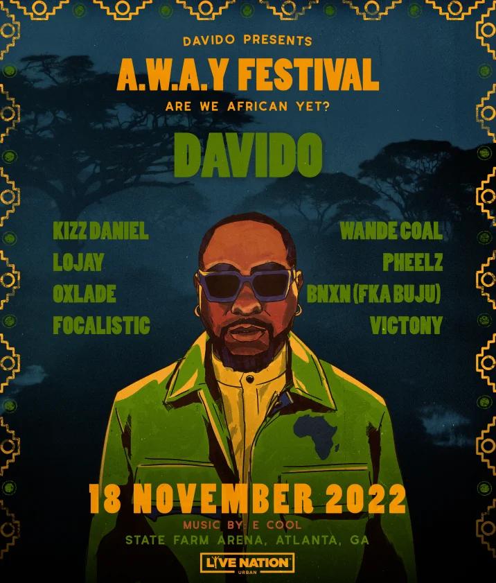 Davido Launches 'Are We African Yet?' Music Festival to Celebrate African Culture