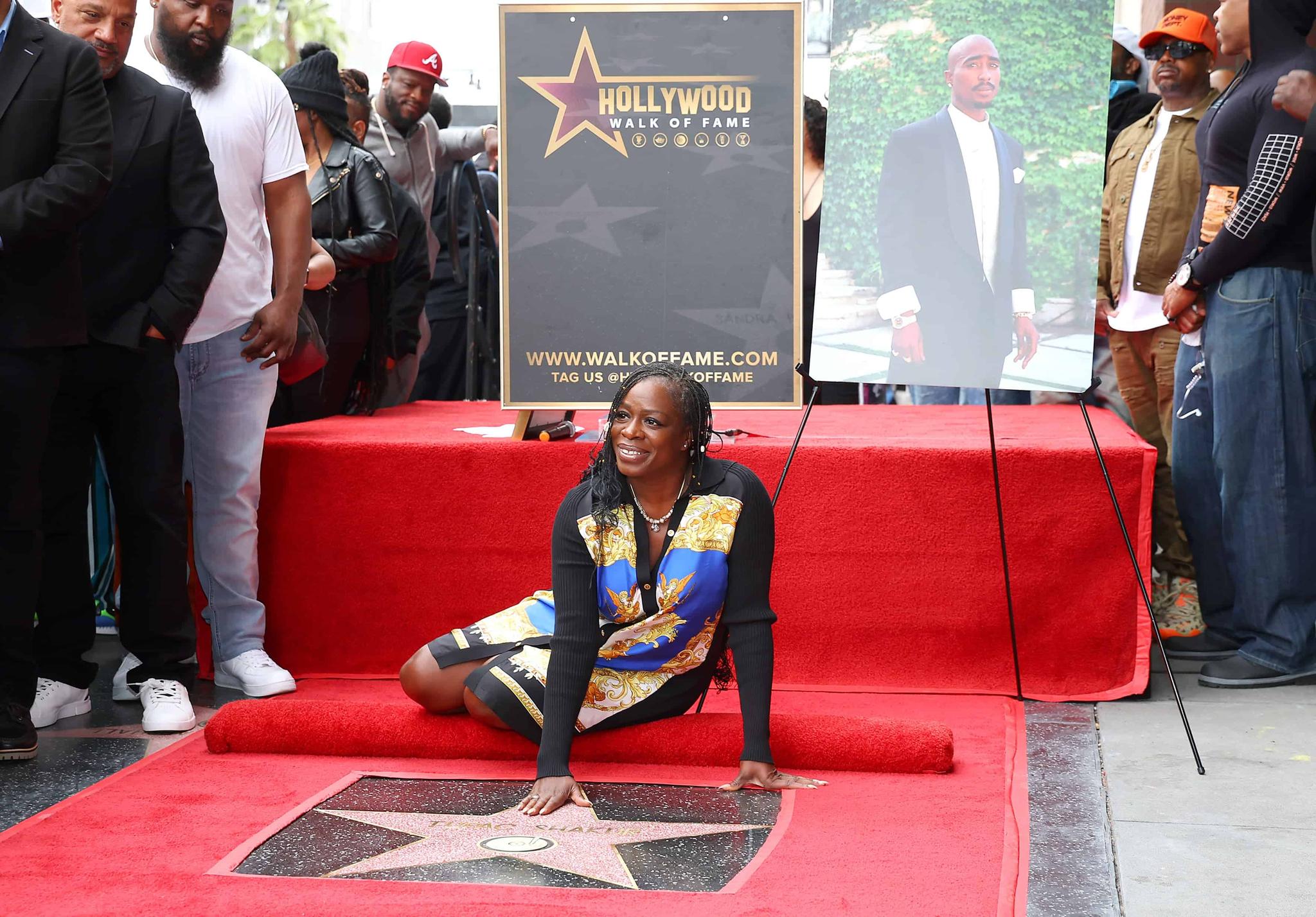 Tupac's Sister Breaks Down As She Remembers The Late Rapper During Hollywood Walk Of Fame Ceremony