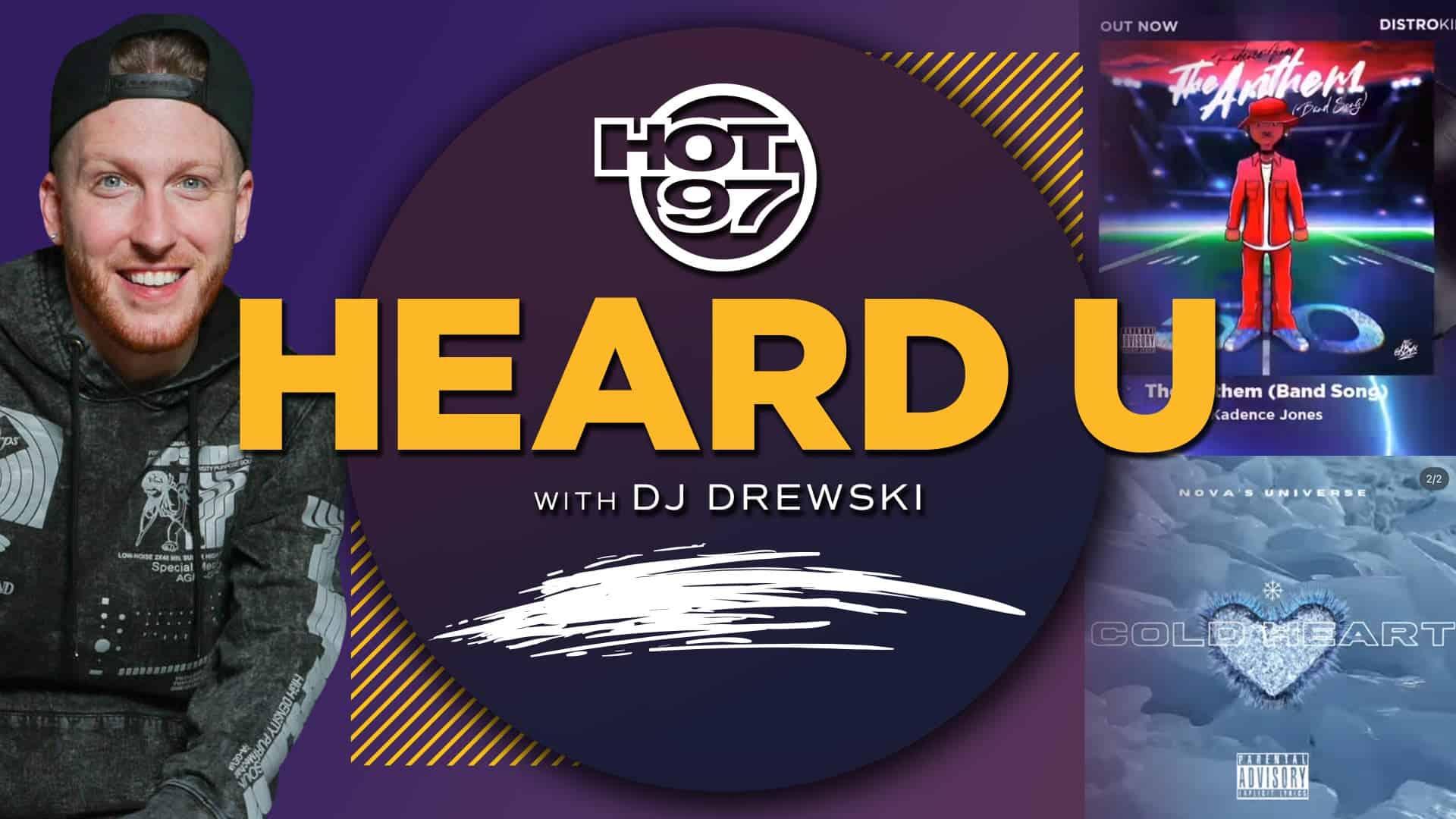 Drewski Reviews A 'God Did' Freestyle + Jersey Club Beat | Heard U