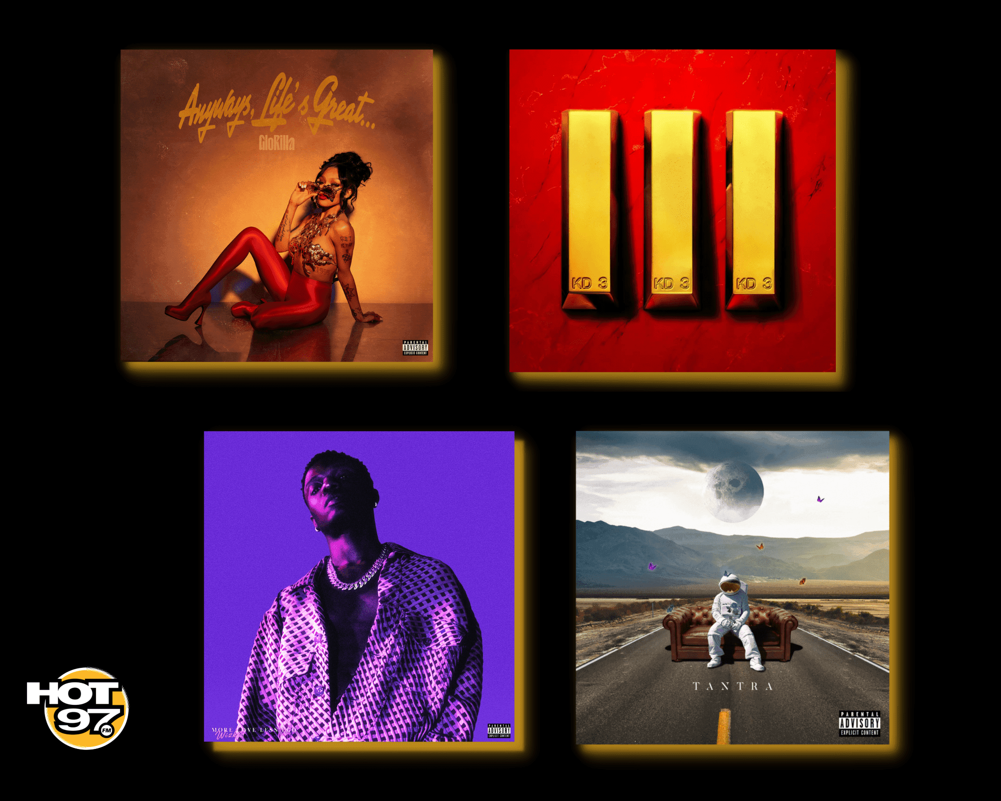 New Music Friday: Wizkid, GloRilla, Nas, Yung Bleu