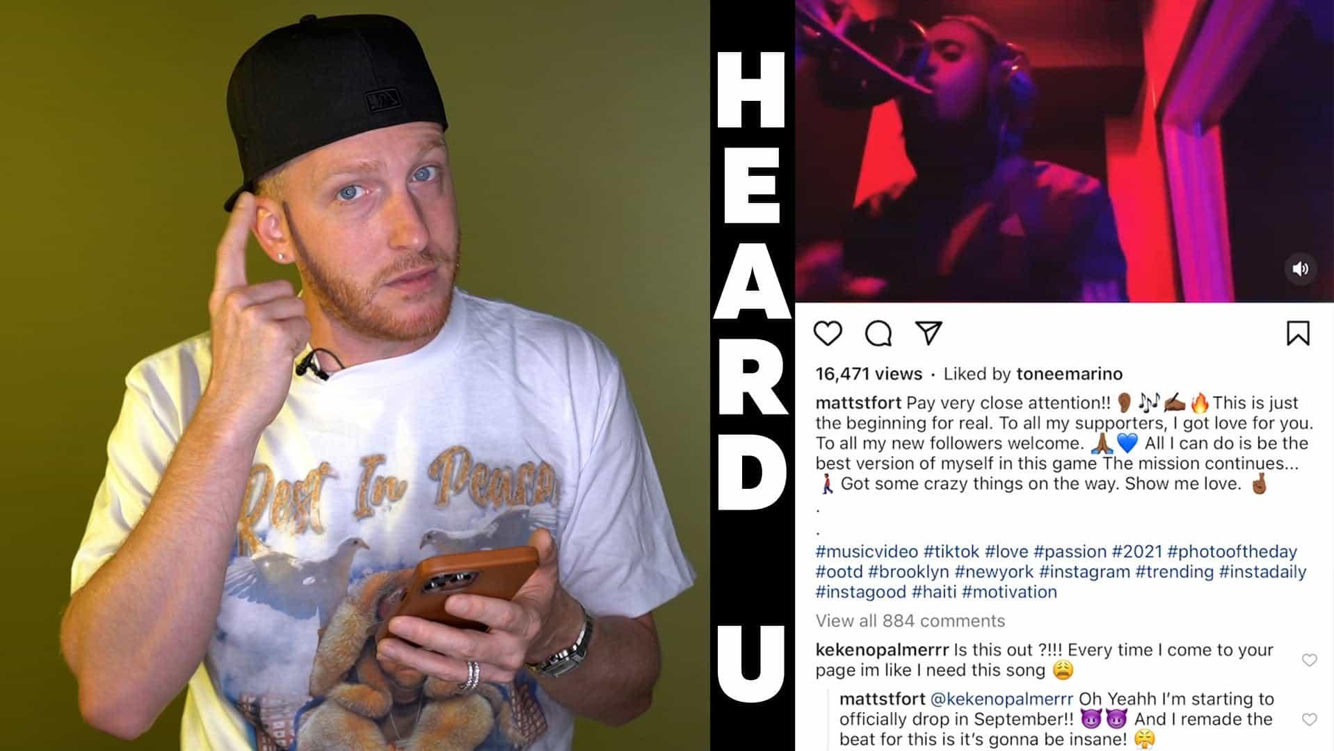 Drewski REACTS To New Music From IG Comments In 'Heard U'