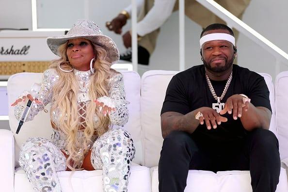 50 Cent Reacts To Michael Jordan 'Palming' Mary J. Blige's Butt During NBA All-Star Game