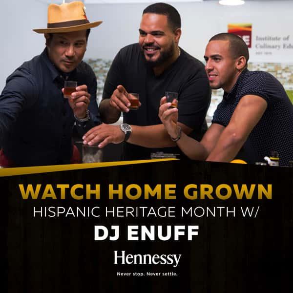 Home Grown: DJ Enuff Combines A Tasty Dessert w/ A \"Sexy\" Hennessy Cocktail [VIDEO]