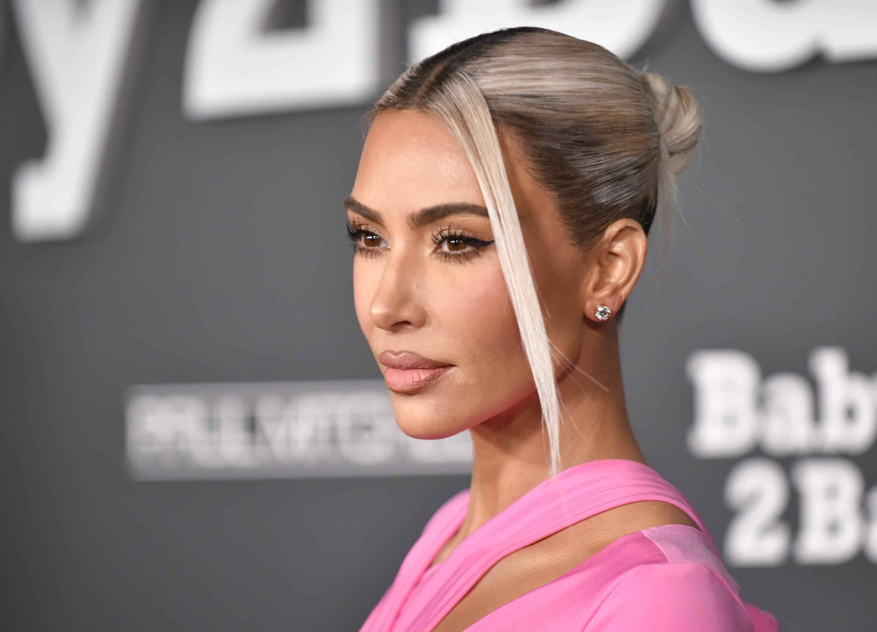 Social Media Reacts To Rare Video Of Kim Kardashian Showing Off Her Natural Shoulder-Length Hair