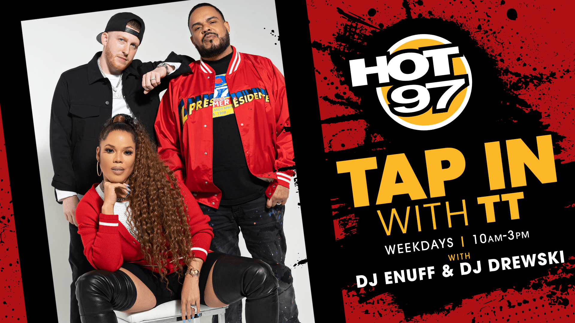 HOT 97 Announces New Midday Show 'Tap In w/ TT' !