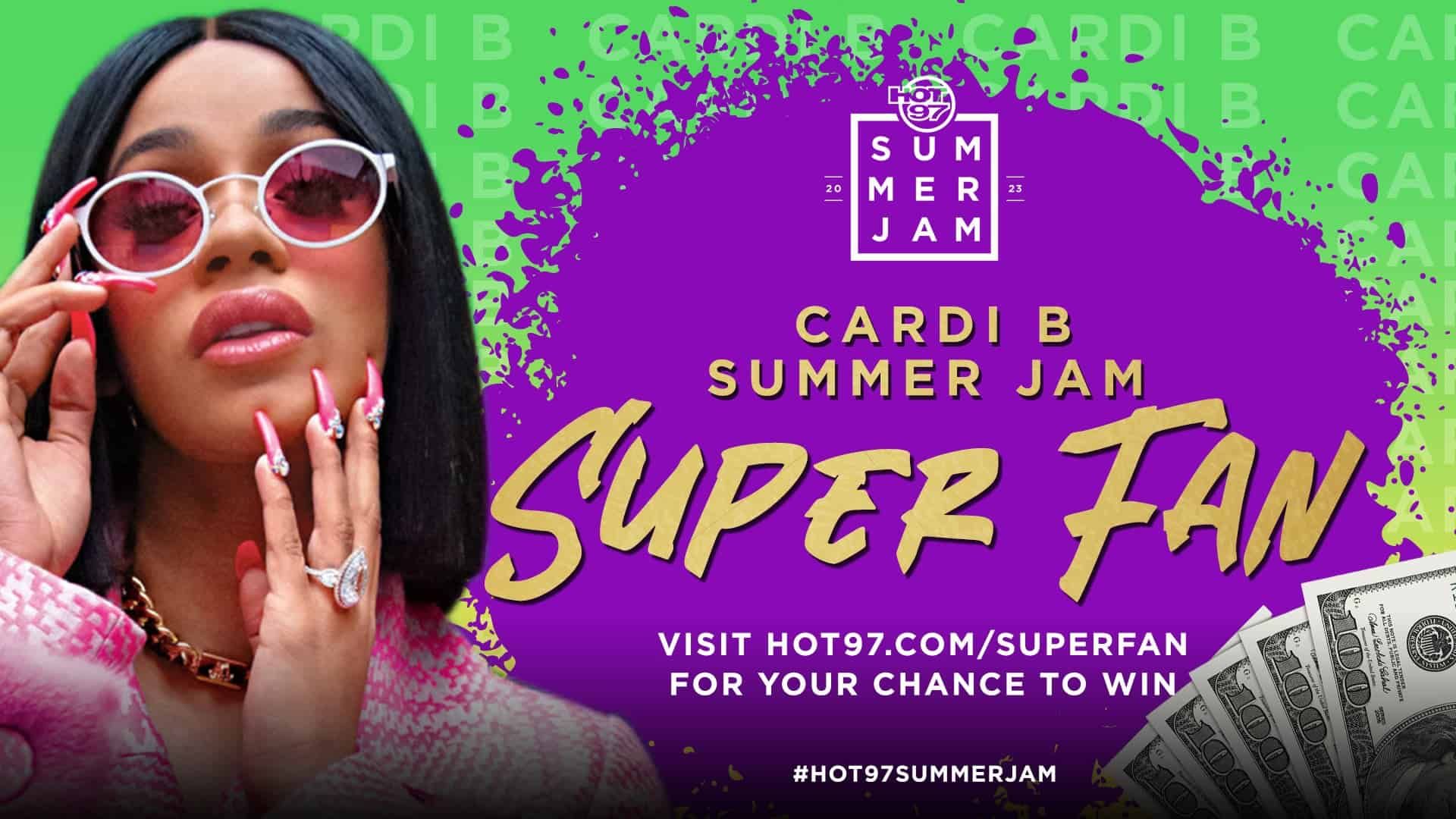 Cardi B Summer Jam \"Super Fan Challenge\"
