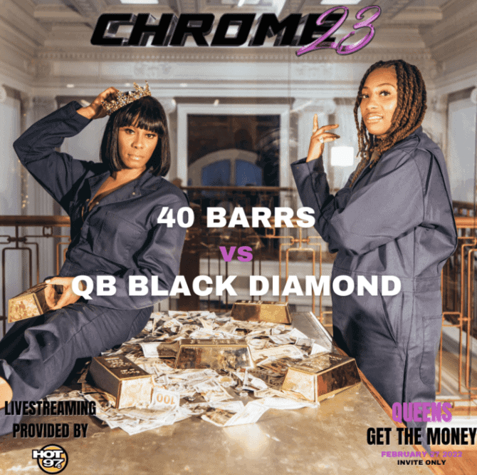 Chrome 23 Face-Off: QB Black Diamond vs 40 B.A.R.R.S